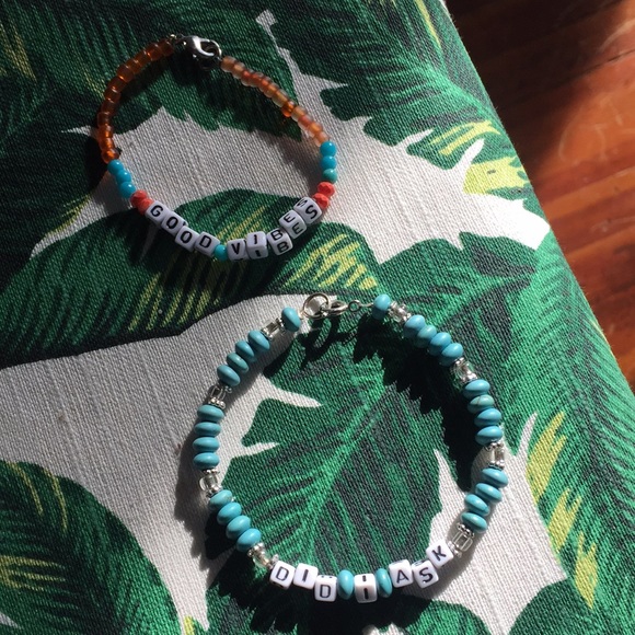 Letter Bead Bracelets - Picture 3 of 3